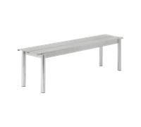 Muuto Linear steel bench 170 cm Warm galvanized steel
