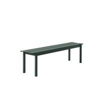 Muuto Linear Steel Bench 170x34 cm Dark Green