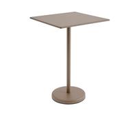 Muuto Linear Steel Café Garden Table 105x70 cm Taupe