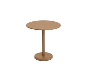 Muuto Linear Steel Café Garden Table Ø70 Burnt Orange