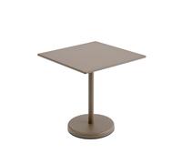 Muuto Linear Steel Café Garden Table 73x70 cm Taupe