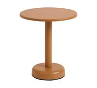 Muuto Linear Steel coffee table Burnt orange, Ø42x47 cm