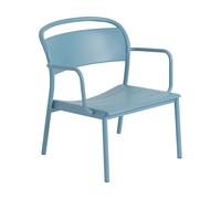 Muuto - Linear Lounge Chair Steel, Pale Blue - Pale Blue