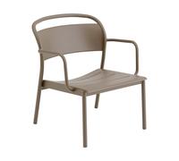 Muuto Linear Steel lounge armchair Taupe