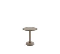 Muuto Linear Steel Outdoor Coffee Table Ø42 Taupe