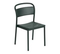Muuto Linear steel side chair Dark green