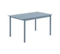 Muuto Linear steel table 140 cm Pale blue