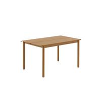 Muuto Linear Steel Table 140x75 Burnt Orange