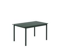 Muuto Linear Steel Table 140x75 Dark Green