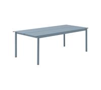 Muuto Linear steel table 75x200 cm Pale blue