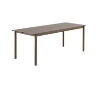 Muuto Linear steel table 75x200 cm Taupe