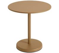 Muuto Linear Steel Café Garden Table Ø70 Burnt Orange