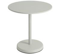 Muuto - Linear Table Steel Ø70 cm, Grey - Grey