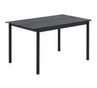 Muuto - Linear Table Steel 75x140 cm, Anthracite - Anthracite