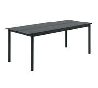 Muuto - Linear Table Steel 75x200 cm, Anthracite - Anthracite
