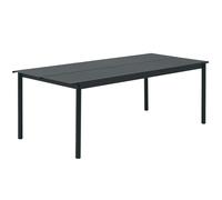 Muuto - Linear Table Steel 90x220 cm, Anthracite - Anthracite