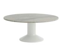 Muuto - Midst Coffee Table Ø90 cm, Grey Marble / Grey - Grey