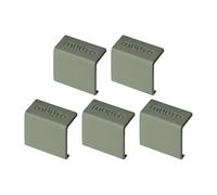 Muuto Mini stacked 2.0 clips, 5 pack green