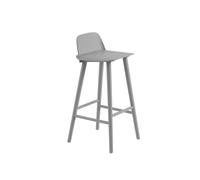 Muuto - Nerd Bar Stool 75 cm, Grey - Grey