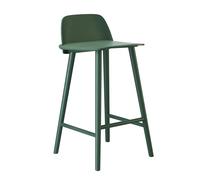 Muuto Nerd Barstool Dark-green
