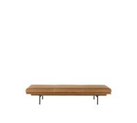 Muuto Outline Daybed Base Black/ Leather/Cognac