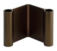 Muuto - Pair Candle Holder 11 cm, Brown - Brown