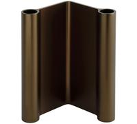 Muuto - Pair Candle Holder 18 cm, Brown - Brown