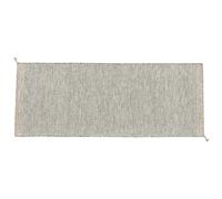 Muuto - Ply Rug Recycled Polyester Black / White, 80x200 cm - Black