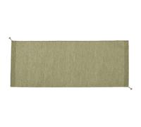 Muuto - Ply Rug Recycled Polyester Moss Green, 80x200 cm - Moss green