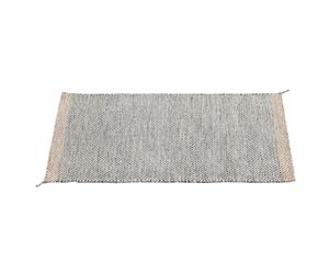 Muuto - Ply Wool Rug 85x140 cm, Black / White - Black
