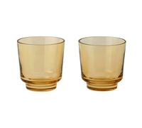 Muuto Raise glass 20 cl 2-pack Burnt orange