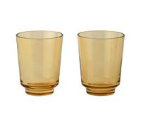 Muuto Raise glass 30 cl 2-pack Burnt orange