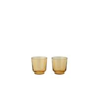 Muuto Raise Glass Set of 2 20 Cl Burnt Orange