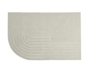 Muuto - Relevo Wool Rug 200x300 cm, Off-white - Offwhite