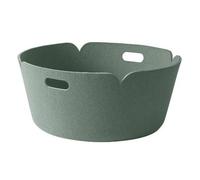 Muuto Restore storage basket round Dusty green