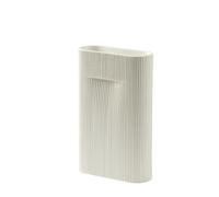 Muuto - Ridge Vase 35 cm, Off-white - Offwhite