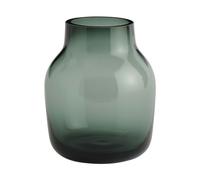 Muuto - Silent Vase Ø11 cm, Dark Green - Dark Green