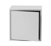 Muuto Stacked 2.0 shelving with door, medium light grey