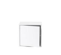 Muuto Stacked Bookcase System Between w. Door White