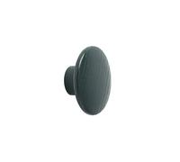 Muuto - Dots Hook Wood Ø6,5 cm, Dark Green - Dark Green