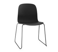 Muuto Visu chair sled base Black-black