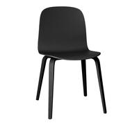 Muuto Visu chair wooden base Black