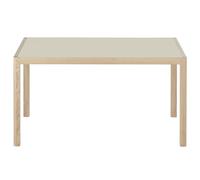 Muuto - Workshop Table 92x140 cm, Warm Grey Linoleum - Warm Grey
