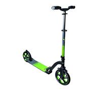 Muuwmi Scooter, Kickscooter PRO with 230mm big wheels, black green, for kids and adults