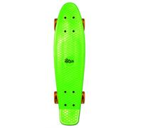 Muuwmi Skateboard Fun Green/Orange - with LED Light Wheels - Board Deck 57 x 15 cm - ABEC5 and PU Wheels 60 x 45 mm