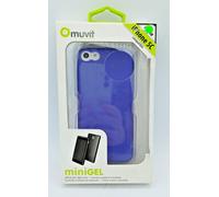 Muvit Minigel Case For iPhone 5C Blue. B98