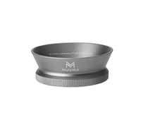 MUVNA 58MM Espresso Magnetic Dosing Funnel, Coffee Portafilter Funnel with 8 Magnetized Steel, Compatible with 58MM Portafilter(Silver)