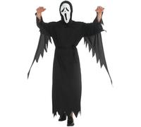 MUWO Halloween Costume Collection MIESEPETER - Scary Fancy Dress for Men and Women - Zombie, Clown, Vampire, Witch, Nun and Much More - for Halloween & Party (Ghost Face, One Size)