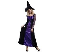 MUWO Halloween Costume Collection MIESEPETER - Scary Fancy Dress for Men and Women - Zombie, Clown, Vampire, Witch, Nun and Much More - for Halloween & Party (Hexe, L/XL)
