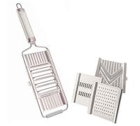 Muxel s Gigant 4-Way Vegetable Slicer with 3 Additional Inserts V Slicer, Julienne Slicer and Parmesan Cheese Grater
